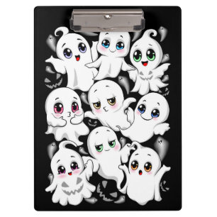 Baby Ghosts Spooky Cute Halloween Mood Clipboard