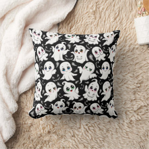 Baby Ghosts Spooky Cute Halloween Mood Cushion
