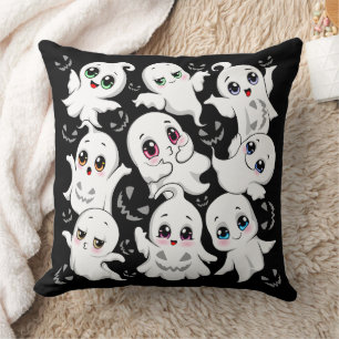 Baby Ghosts Spooky Cute Halloween Mood Cushion
