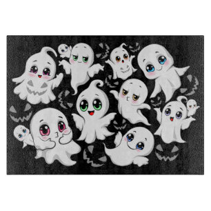 Baby Ghosts Spooky Cute Halloween Mood Cutting Board