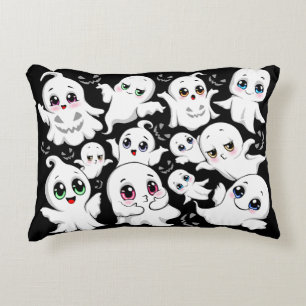 Baby Ghosts Spooky Cute Halloween Mood Decorative Cushion
