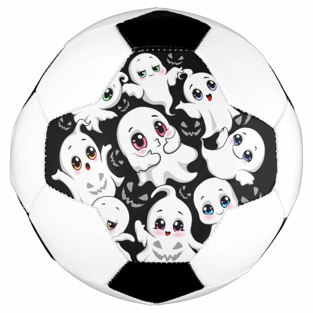 Baby Ghosts Spooky Cute Halloween Mood Football (Front)