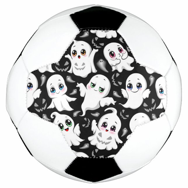 Baby Ghosts Spooky Cute Halloween Mood Football (Front)