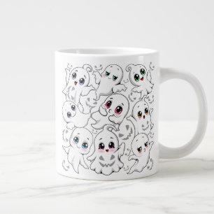 Baby Ghosts Spooky Cute Halloween Mood Large Coffee Mug