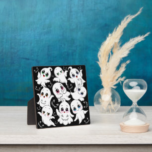 Baby Ghosts Spooky Cute Halloween Mood Plaque