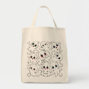 Baby Ghosts Spooky Cute Halloween Mood Tote Bag
