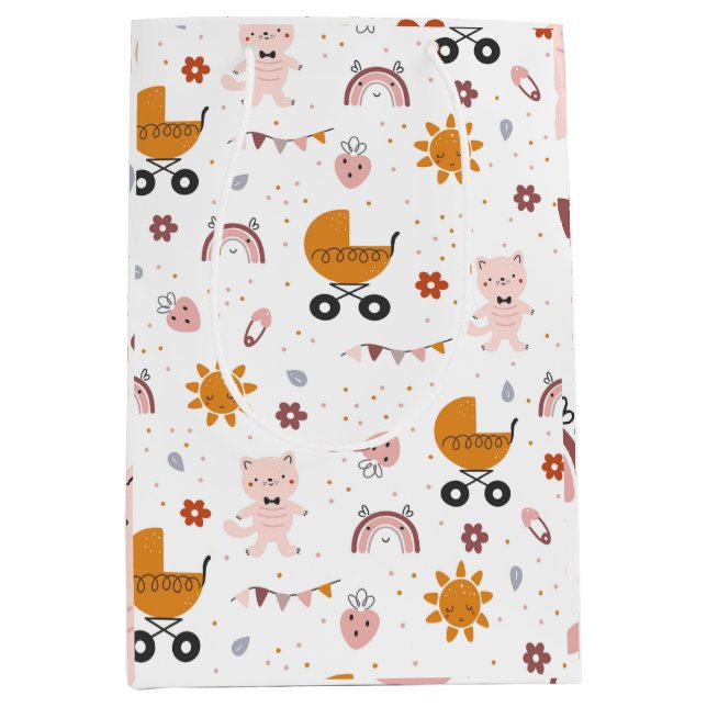 Baby Gift Bag for baby shower (Front)