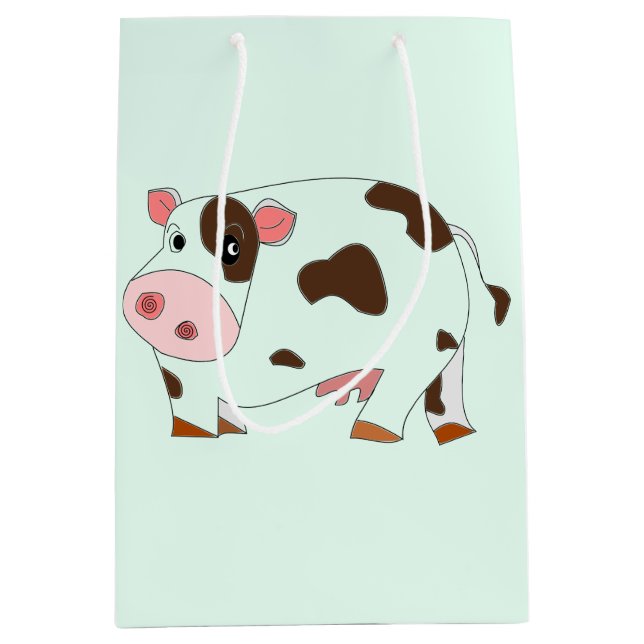 Baby Gift Bag with Little Cow (Front)