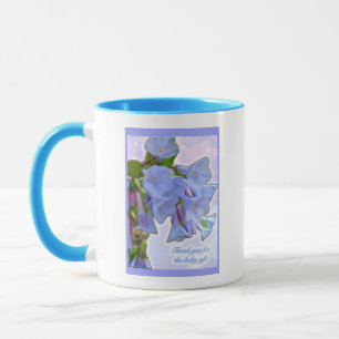 Baby Gift Than You Virginia Bluebells Items Mug
