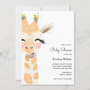 Baby Giraffe Baby Shower invitation