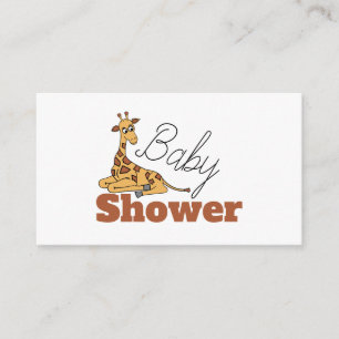 Baby Giraffe, Baby Shower Ticket Invitation
