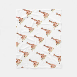 Baby Giraffe Fleece Blanket