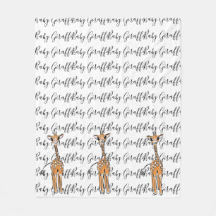 Baby Giraffe Fleece Blanket