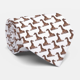 Baby Giraffe Frenzy Tie Double Side(Choose Colour)