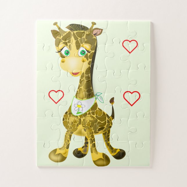 Baby Giraffe Jigsaw Puzzle (Vertical)