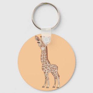 Baby Giraffe Key Ring