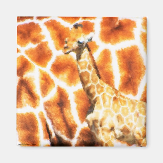 Baby Giraffe Magnet (Front)