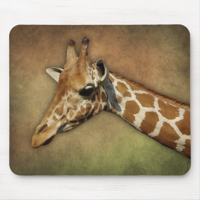 Baby Giraffe Mouse Mat (Front)