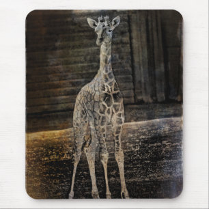 Baby Giraffe Mouse Mat