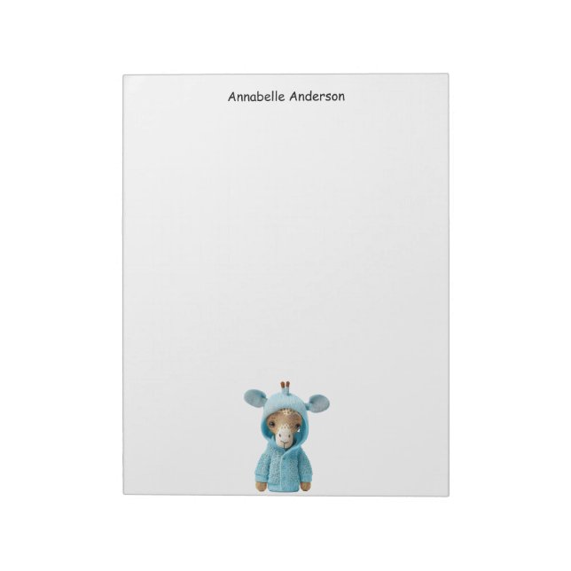 Baby Giraffe Notepad (Rotated)
