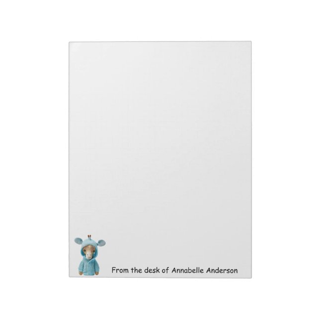 Baby Giraffe Notepad (Rotated)