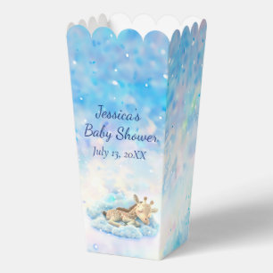 Baby Giraffe On A Cloud Baby Shower Favour Box