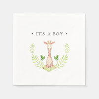 Baby Giraffe Personalised It's a Boy
