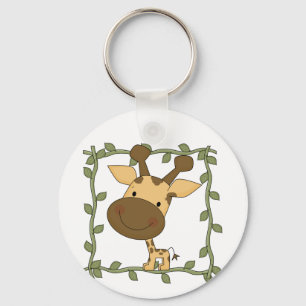 Baby Giraffe Tshirts and Gifts Key Ring