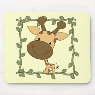 Baby Giraffe Tshirts and Gifts Mouse Mat
