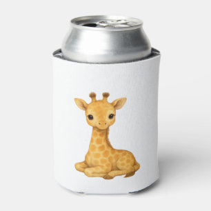 Baby Giraffe Watercolor Print � Nursery Wall Art O Can Cooler