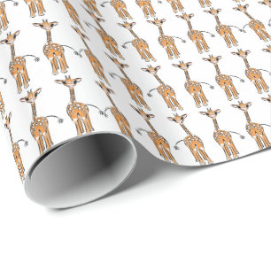 Baby Giraffe Wrapping Paper