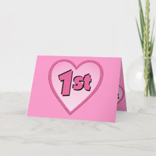 Baby Girl 1st Birthday Gifts! Card