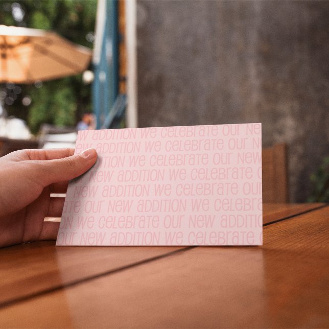 Baby Girl Announcement Postcard (Creator Uploaded)