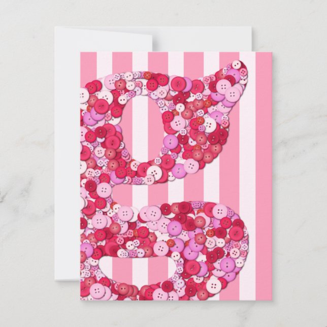 Baby Girl Announcement Template (Front)