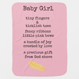 baby girl baby blanket