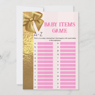 Baby Girl Baby Shower Games