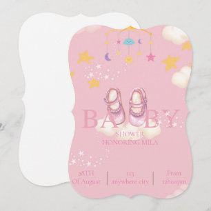 baby girl baby shower invitations,digital download invitation