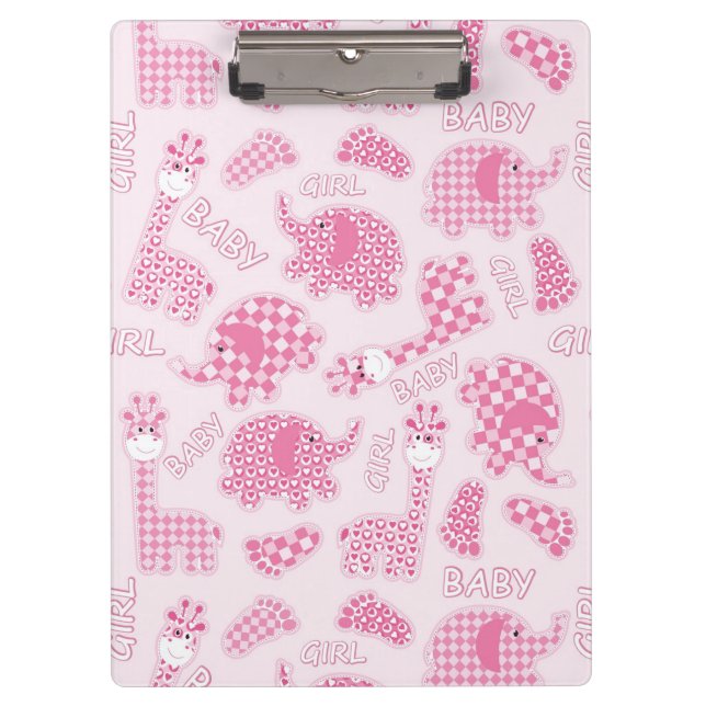 baby girl background clipboard (Front)