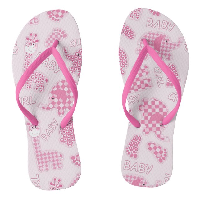 baby girl background flip flops (Footbed)