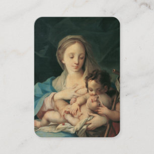 Baby Girl Baptismal Remembrance Holy Card