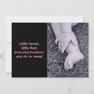 Baby Girl Birth Announcement