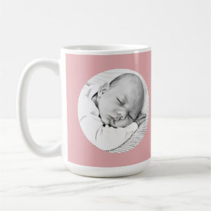 baby girl birth announcement coffee mug