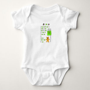 Baby Girl bodysuit with special message for her  