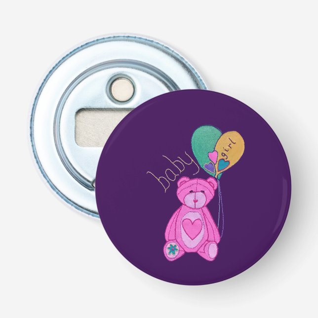 Baby girl  bottle opener (Front)