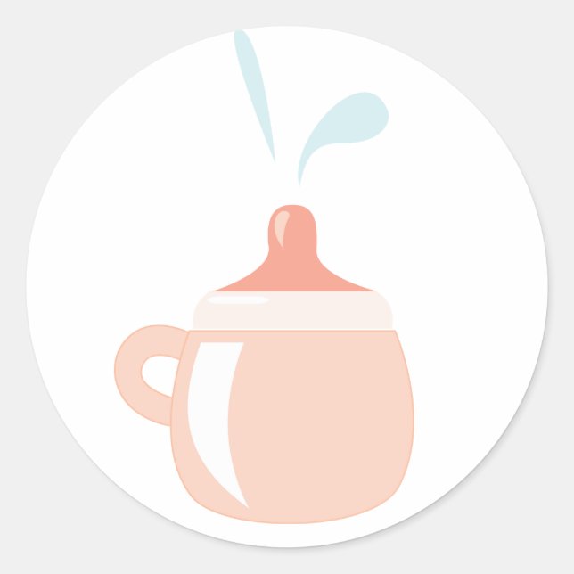 Baby Girl Bottle Stickers (Front)