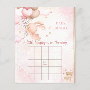 Baby Girl Bunny Baby Shower Game
