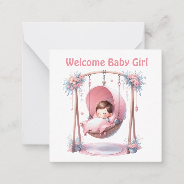 Baby Girl Cards  (Front)
