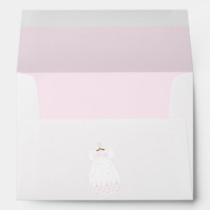 Baby Girl Christening Gown Envelope