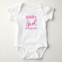 Baby Girl coming soon Girl Pregnancy Announcement 