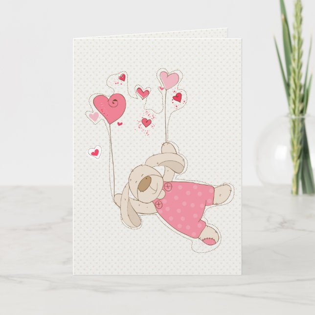 baby girl congratulations card (Front)